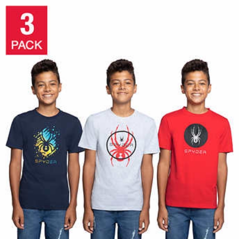 Spyder Youth 3-pack Tee